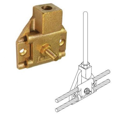 KUMWELL LWAS 58 Wall Saddle Thread Size 58