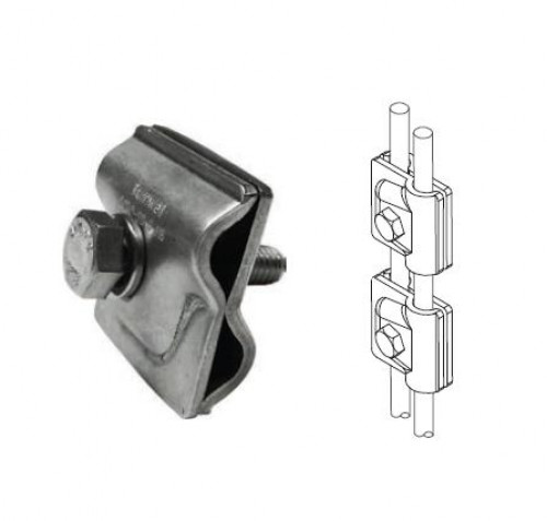 KUMWELL LCAC 50 - 70 - CU Cable Cross Connecting Clamp Out Of Cable Size 50-70 Sq.mm, Copper