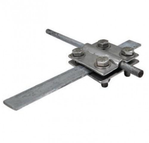 KUMWELL LCACSS - W10 - T303.5 Round and Tape Connector (Stainless Steel)Tape size 20x3 to 30x3.5 mm,