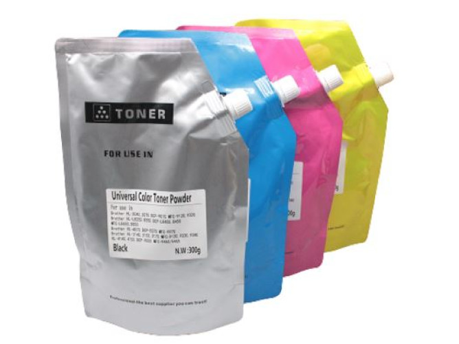 ผงหมึกเติมบราเดอร์  Brother Color toner Powder (4สี) 5